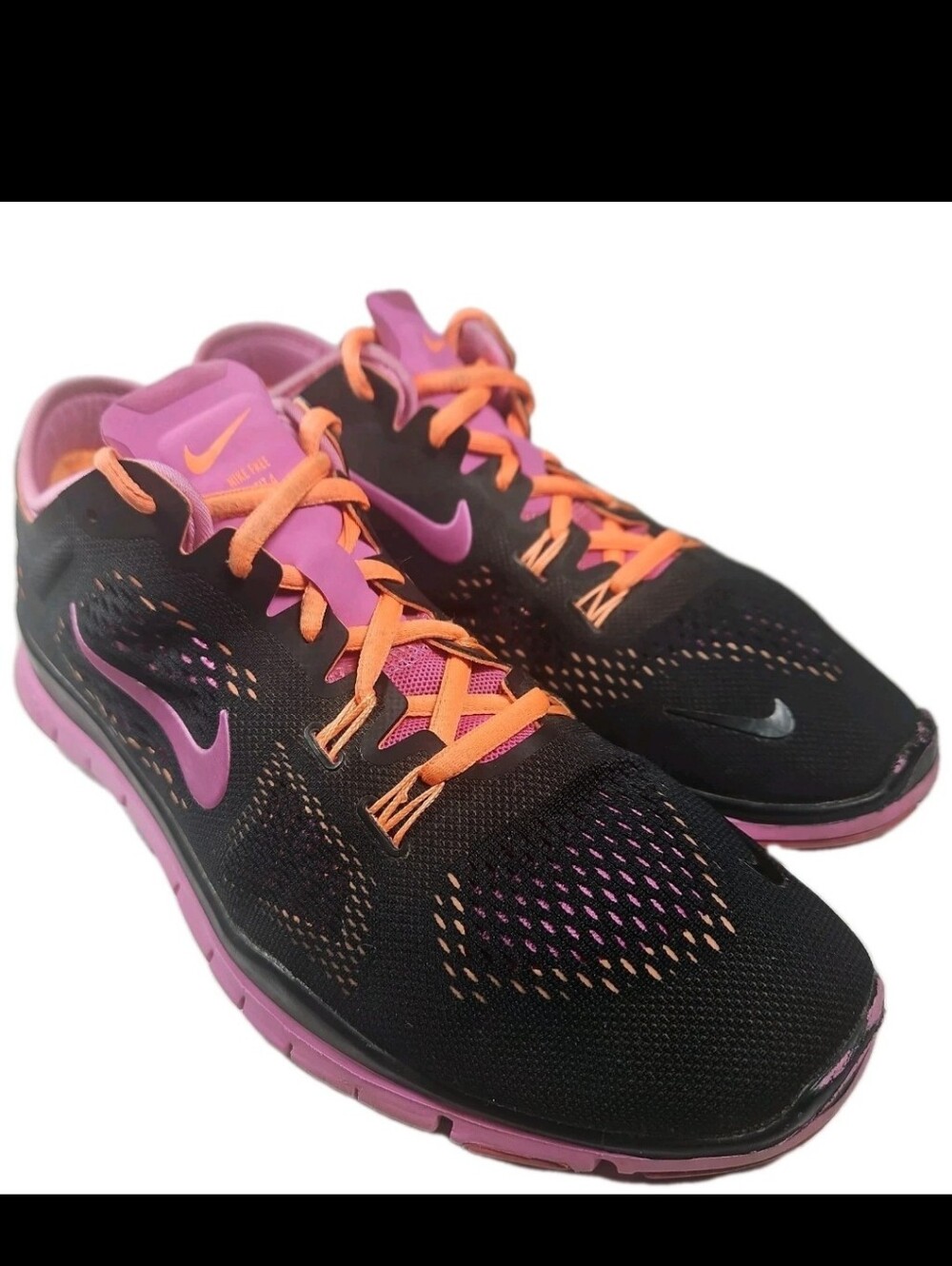 Nike Womens Free 5.0 TR Fit 4 629496-002 Black Running Shoes Sneakers Size 10[7D